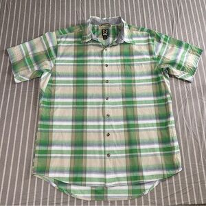 NOBLE OUTFITTERS Shirts Mens Large Short Sleeve Button Down Plaids